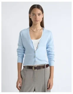 Cue Cotton Silk Cardigan