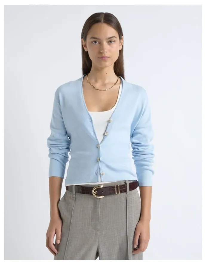 Cue Cotton Silk Cardigan