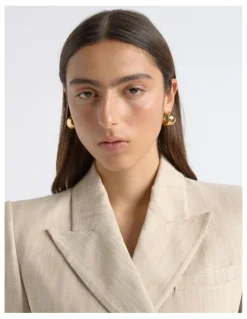 Cue Double Breasted Concealed Blazer