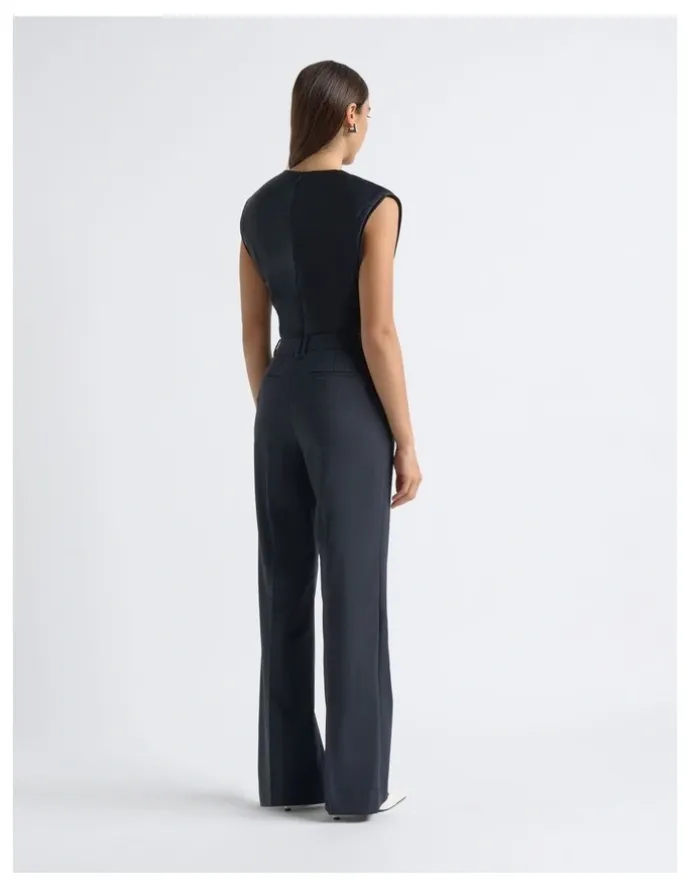 Cue High Waisted Straight Leg Pant