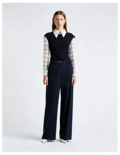Cue Ink Tucked Side Knit