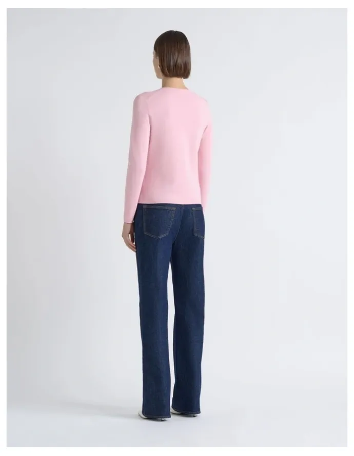 Cue Milano Long Sleeve V Neck Knit