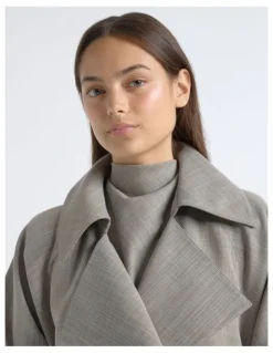 Cue Relaxed Fit Trench Coat