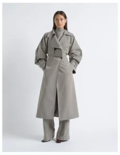 Cue Relaxed Fit Trench Coat