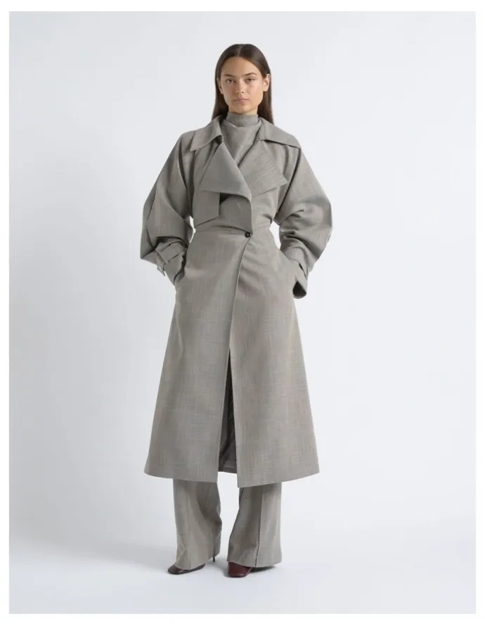 Cue Relaxed Fit Trench Coat