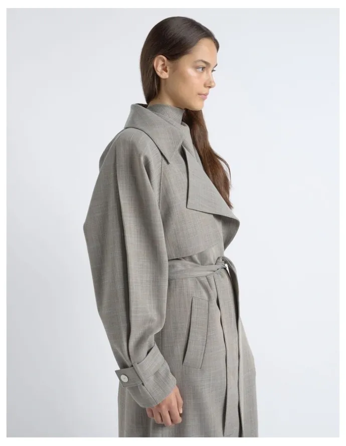 Cue Relaxed Fit Trench Coat