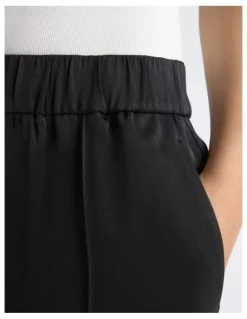 Cue Satin Pin Tuck Pant