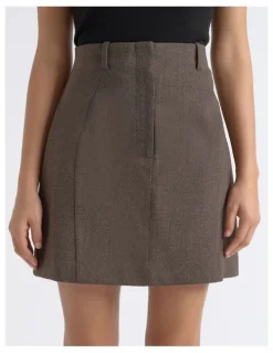 Cue Sculpted Mini Skirt