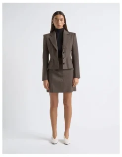 Cue Sculpted Mini Skirt