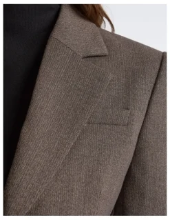 Cue Single Breasted Crop Blazer