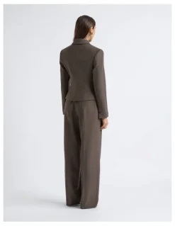 Cue Single Breasted Crop Blazer