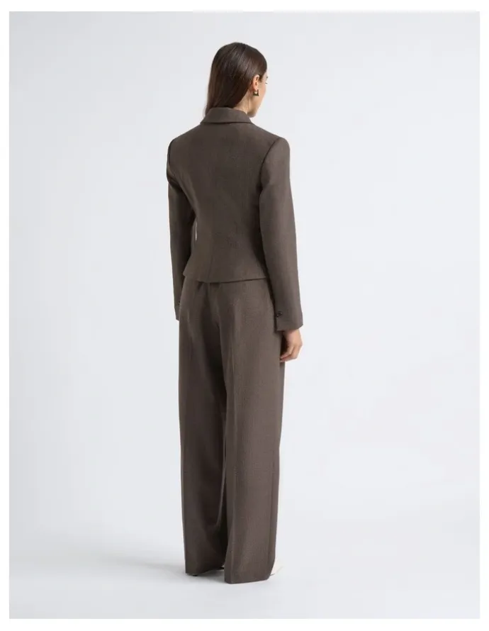 Cue Single Breasted Crop Blazer