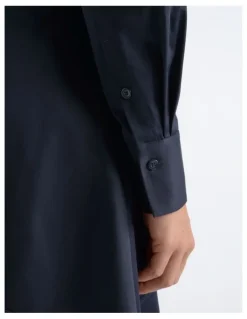 Cue Asymmetric Shirt Dress
