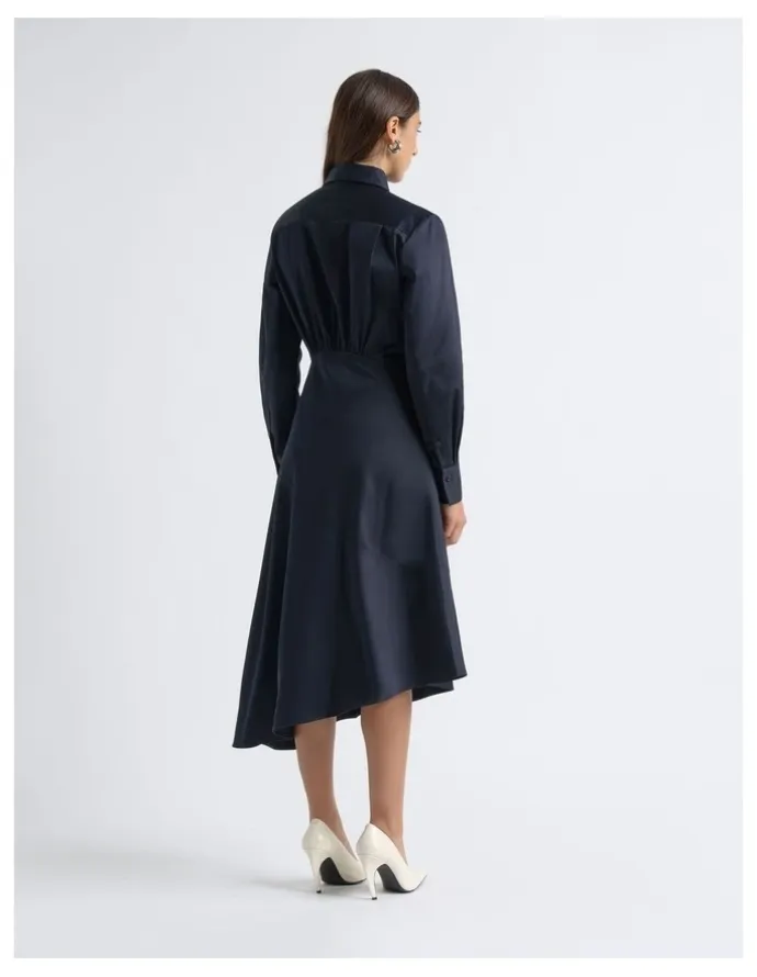 Cue Asymmetric Shirt Dress