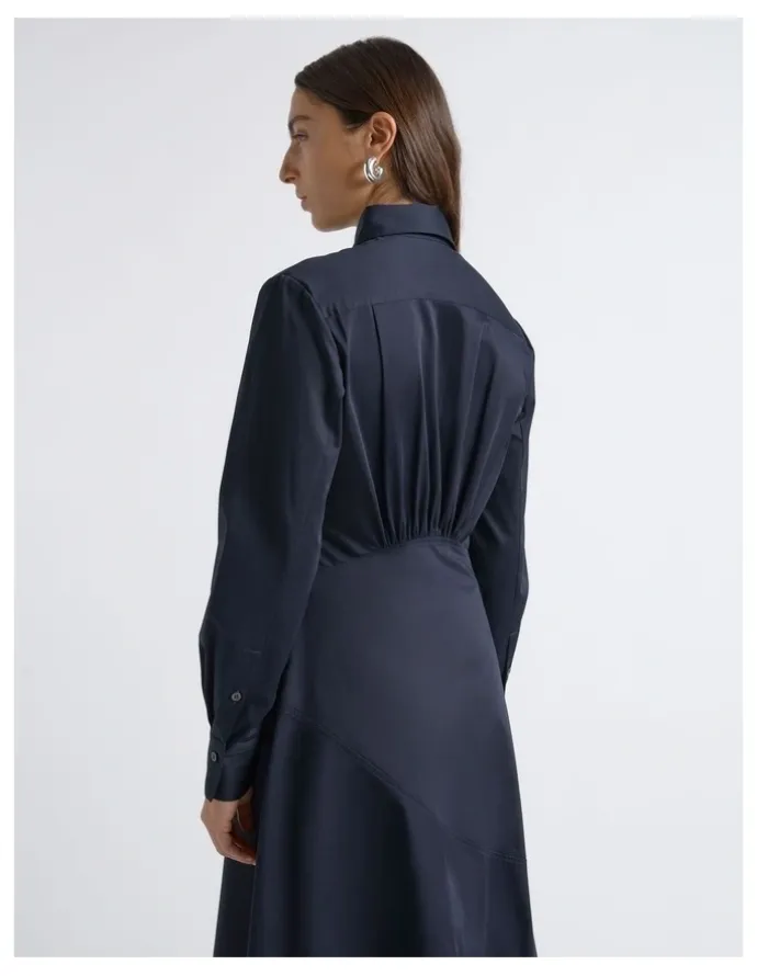 Cue Asymmetric Shirt Dress