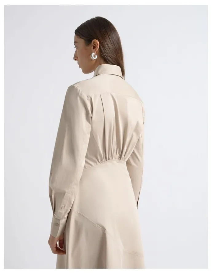 Cue Asymmetric Shirt Dress