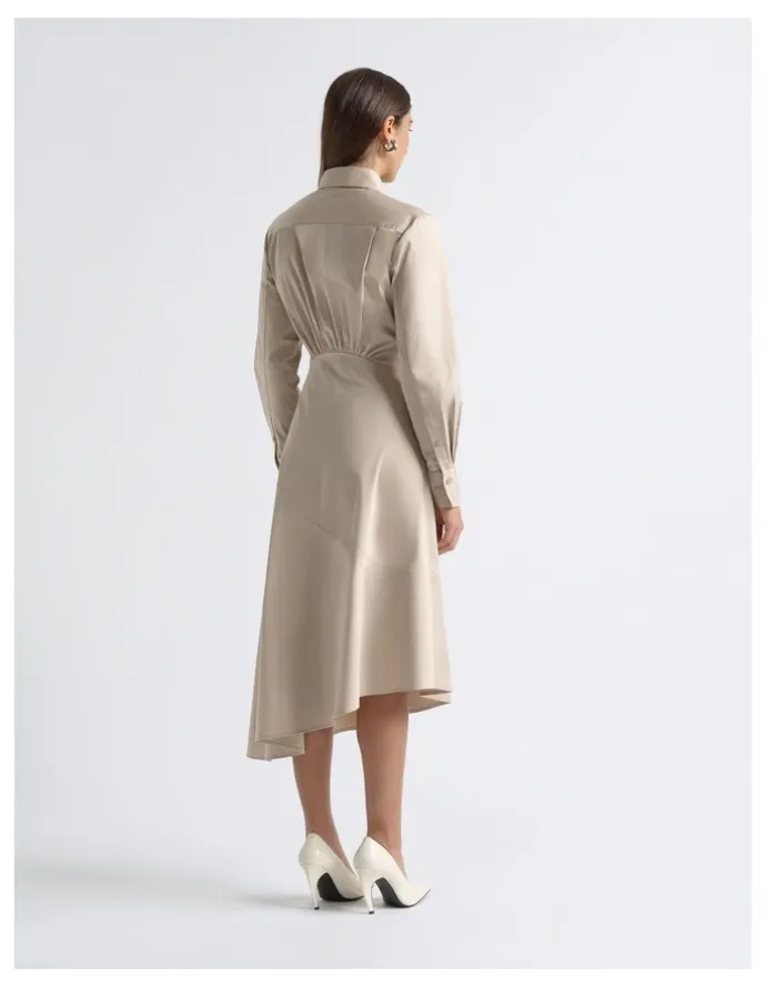 Cue Asymmetric Shirt Dress