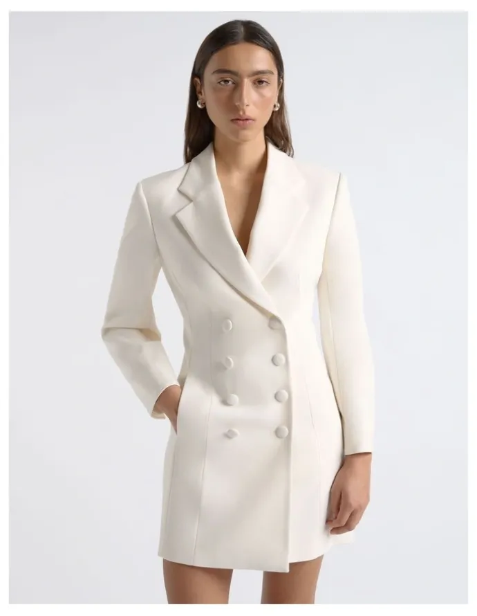 Cue Double Breasted Blazer Dress