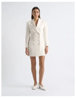 Cue Double Breasted Blazer Dress