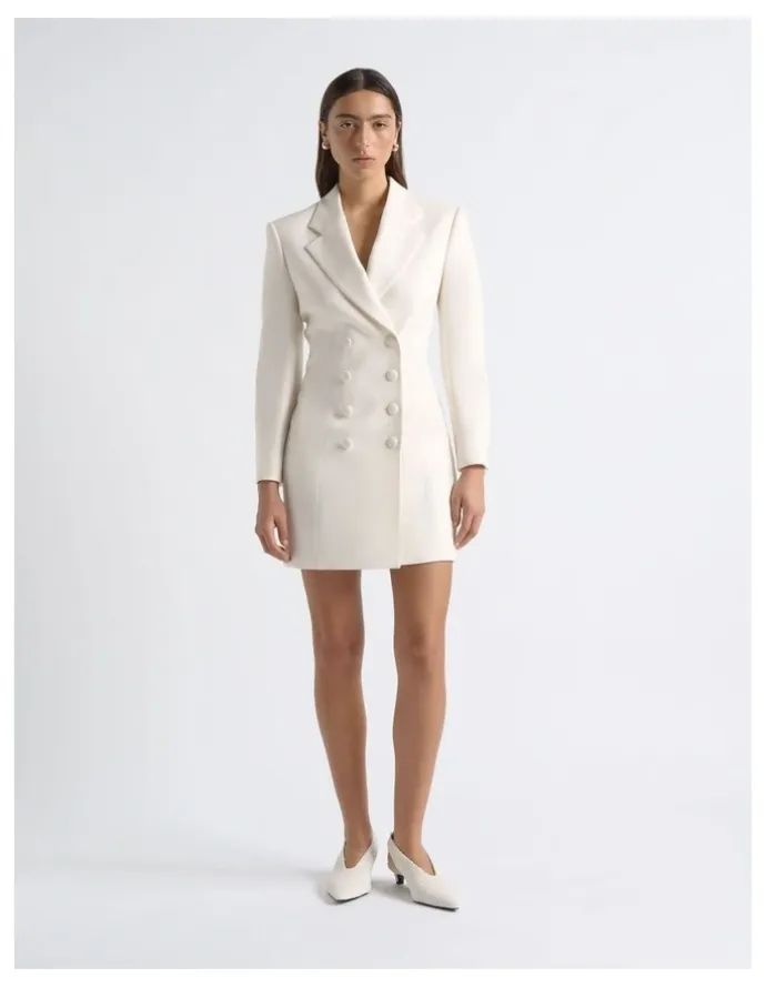 Cue Double Breasted Blazer Dress