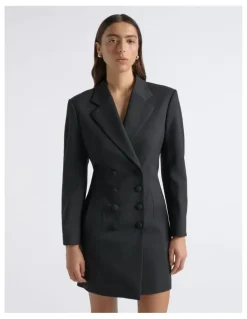 Cue Double Breasted Blazer Dress