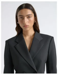 Cue Double Breasted Blazer Dress