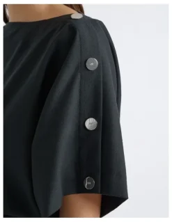 Cue Snap Detail Mini Dress