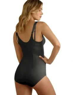Cupid Shapewear Back Magic Bodybriefer Cupless Body Shaper in Black