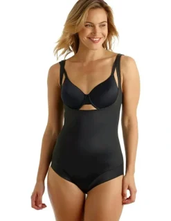 Cupid Shapewear Back Magic Bodybriefer Cupless Body Shaper in Black