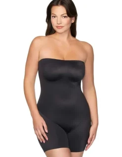 Cupid Shapewear Dress Rehearsal Convertible-to-Strapless Shapewear Bodysuit in Black