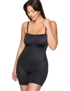 Cupid Shapewear Dress Rehearsal Convertible-to-Strapless Shapewear Bodysuit in Black