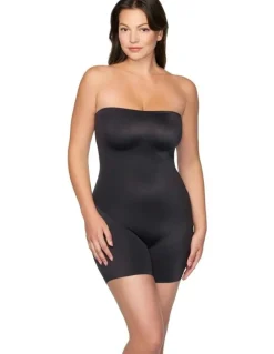 Cupid Shapewear Dress Rehearsal Convertible-to-Strapless Shapewear Bodysuit in Black