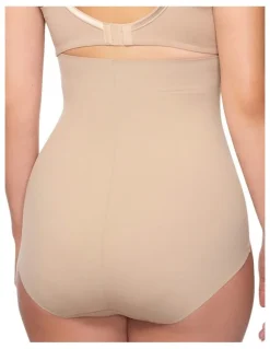 Cupid Shapewear Iconic Core Ultra-High Waist Shaping Brief in Stucco
