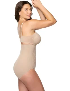Cupid Shapewear Iconic Core Ultra-High Waist Shaping Brief in Stucco