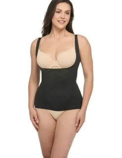 Cupid Shapewear Iconic Core Underbust Tummy Shaper Camisole in Black
