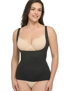 Cupid Shapewear Iconic Core Underbust Tummy Shaper Camisole in Black