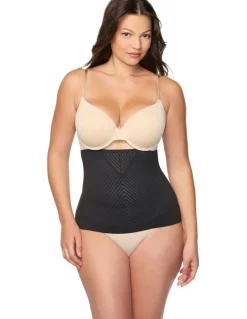 Cupid Shapewear Iconic Core Step-In Faja Waist Cincher in Black