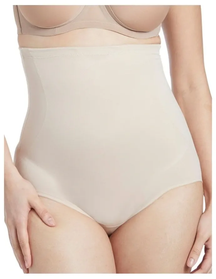 Cupid Shapewear Shape Away Ultra-High Waist Shaping Brief in Warm Beige