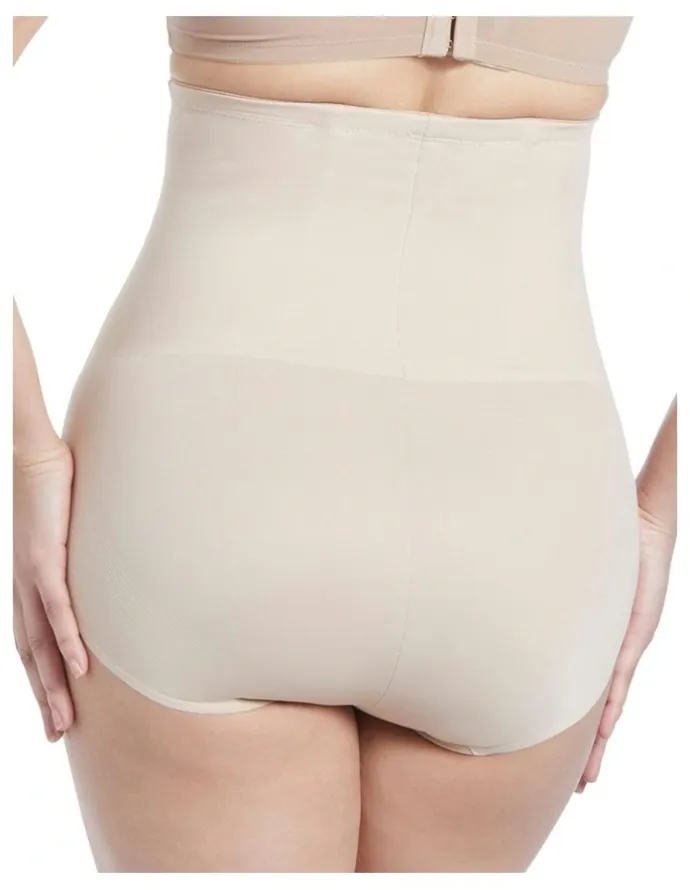 Cupid Shapewear Shape Away Ultra-High Waist Shaping Brief in Warm Beige