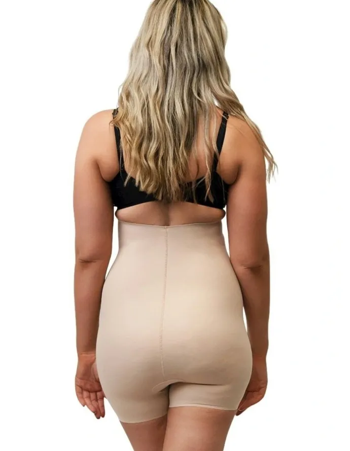 Cupid Shapewear Sleek Essentials Ultra High Waist Shaper Short in Warm Beige