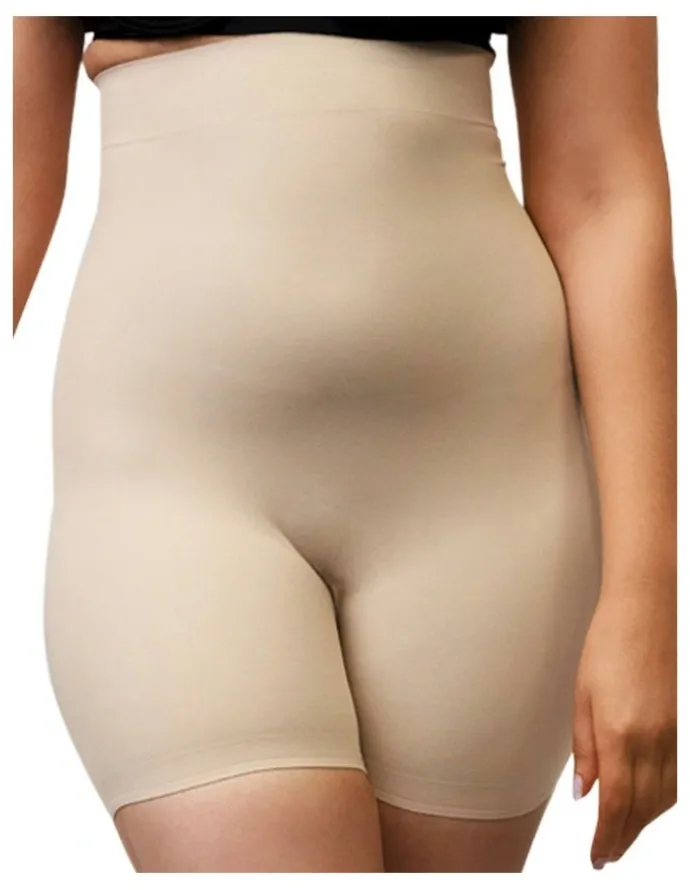 Cupid Shapewear Sleek Essentials Ultra High Waist Shaper Short in Warm Beige
