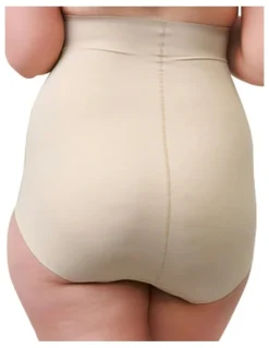 Cupid Shapewear Sleek Essentials Ultra High Waist Shaping Brief in Warm Beige