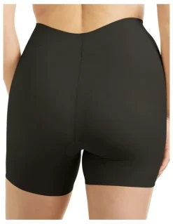 Cupid Shapewear Sleek Essentials Thigh & Tummy Control Shaping Short in Black
