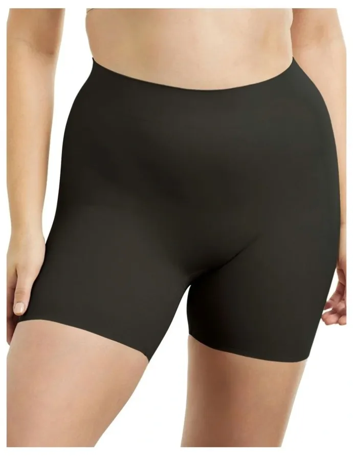 Cupid Shapewear Sleek Essentials Thigh & Tummy Control Shaping Short in Black