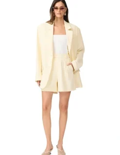 Curaae by Elliatt Winter Suit Shorts in Yellow