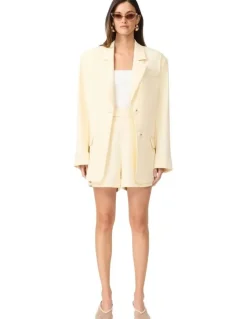 Curaae by Elliatt Winter Suit Shorts in Yellow