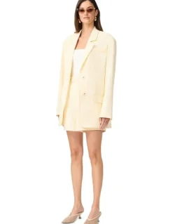 Curaae by Elliatt Winter Suit Shorts in Yellow