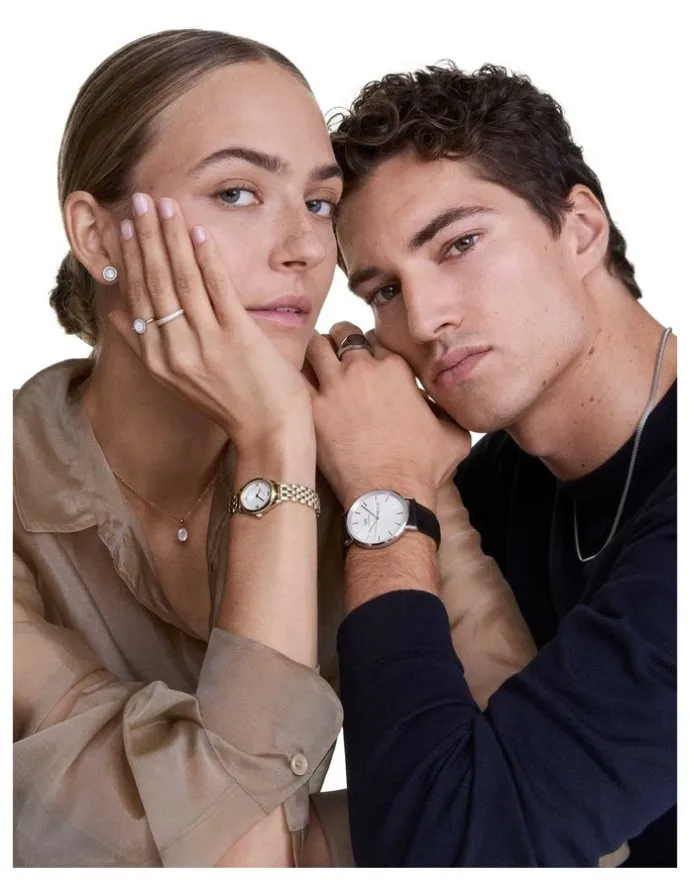 Daniel Wellington Ophelia Mini Link Watch 25X22mm in Gold