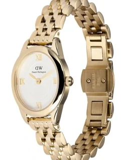 Daniel Wellington Ophelia Mini Link Watch 25X22mm in Gold