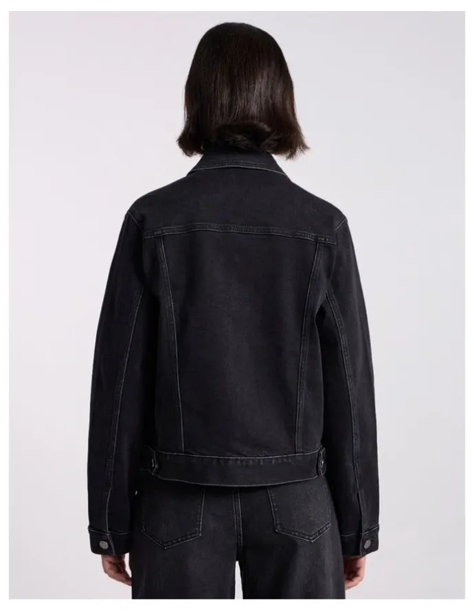 David Lawrence Aspen Denim Jacket in Washed Black